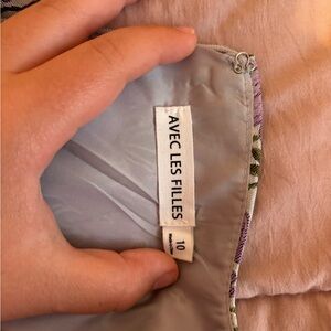 Avec Les Filles Multicolor Patterned Dress